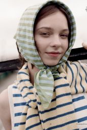 Emma Myers Channels Retro-Prep in Cosmopolitan Netherlands