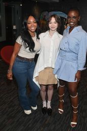 Emma Myers Debuts Scholarly Chic for Atlanta