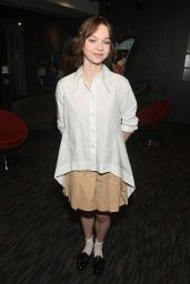Emma Myers Debuts Scholarly Chic for Atlanta