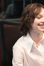 Emma Myers Debuts Scholarly Chic for Atlanta