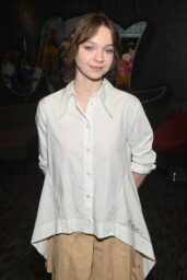 Emma Myers Debuts Scholarly Chic for Atlanta's V-103 Radio