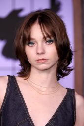 Emma Myers Unveils Urban Chic at "Wednesday" Graveyard Gala