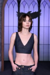 Emma Myers Unveils Urban Chic at "Wednesday" Graveyard Gala