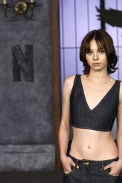 Emma Myers Unveils Urban Chic at "Wednesday" Graveyard Gala