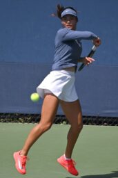 Emma Raducanu debuts kinetic cool at US Open practice – Flushing Meadows NY – August 25, 2025