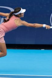 Emma Raducanu Debuts Soft Pink Power on the Court