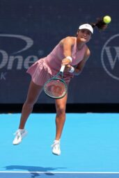 Emma Raducanu Debuts Soft Pink Power on the Court