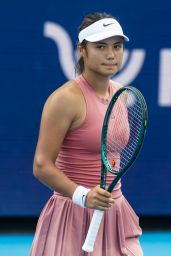 Emma Raducanu Debuts Soft Pink Power on the Court