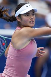 Emma Raducanu Debuts Soft Pink Power on the Court