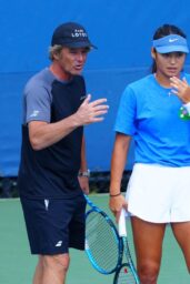 Emma Raducanu - On Court at US Open 08-28-2025