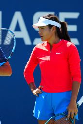 Emma Raducanu Unveils Bold Red Energy at US Open 2025 Practice