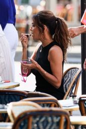Eva Longoria’s Parisian Filming Uniform