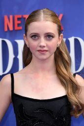 Evie Templeton’s Dark Romance at Wednesday Season 2 Premiere