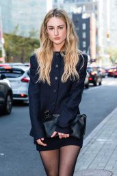Grace Van Patten’s Uptown Power Suit Revival