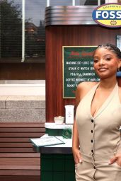 Halle Bailey Attends Nick Jonas x Fossil Dinner in NYC