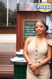 Halle Bailey Attends Nick Jonas x Fossil Dinner in NYC