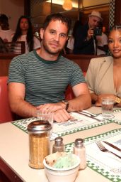 Halle Bailey Attends Nick Jonas x Fossil Dinner in NYC