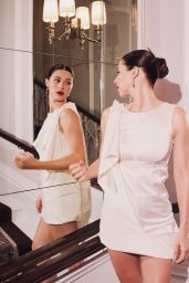 Hermione Corfield Enchants in Cream for London Photoshoot