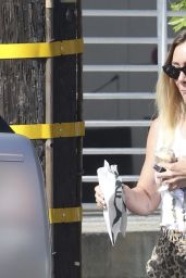 Hilary Duff: Leopard Print Leisure in LA