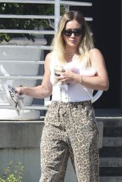 Hilary Duff: Leopard Print Leisure in LA