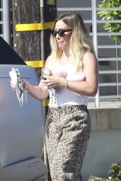 Hilary Duff: Leopard Print Leisure in LA
