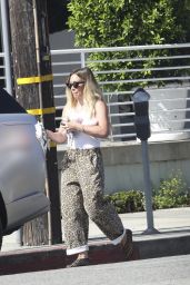 Hilary Duff: Leopard Print Leisure in LA