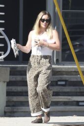Hilary Duff: Leopard Print Leisure in LA