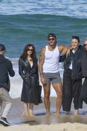 Jenna Ortega Takes Her Signature Goth-Chic to Bondi Beach