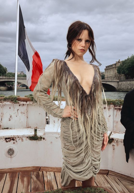 Jenna Ortega & Tim Burton Channel Gothic Riviera in Paris Shoot – July 2025
