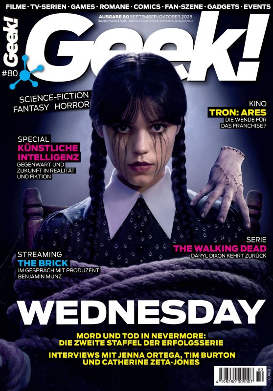 Jenna Ortega Unveils Gothic Rebellion in Geek! Magazine 2025