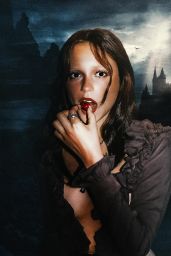 Jenna Ortega Unveils Gothic Romance in July 2025 Photoshoot