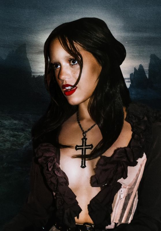 Jenna Ortega Unveils Gothic Romance in July 2025 Photoshoot