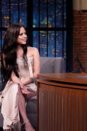 Jenna Ortega Unveils Whiplash Chic at Late Night with Seth Meyers August 4, 2025