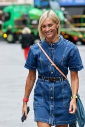 Jenni Falconer's Denim Minidress Moment in London