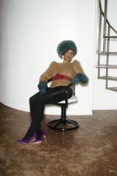 Jennifer Hudson Debuts Cyber-Fur Drama for Interview Magazine – August 2025