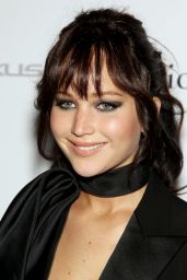 Jennifer Lawrence Debuts Velvet Power Suit at NYC Premiere – 2012