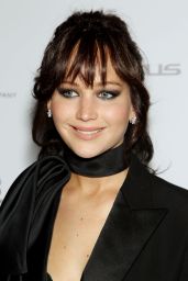 Jennifer Lawrence Debuts Velvet Power Suit at NYC Premiere – 2012