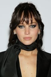 Jennifer Lawrence Debuts Velvet Power Suit at NYC Premiere – 2012