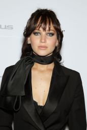 Jennifer Lawrence Debuts Velvet Power Suit at NYC Premiere – 2012