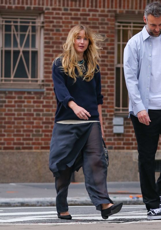 Jennifer Lawrence Street Style NYC The Row