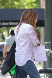 Jennifer Lawrence - Unveils Fall-Ready Blazer in NYC