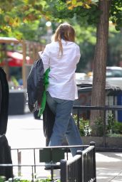 Jennifer Lawrence - Unveils Fall-Ready Blazer in NYC