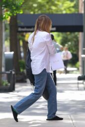 Jennifer Lawrence - Unveils Fall-Ready Blazer in NYC