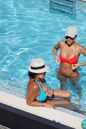 Jessica Alba Unveils Red Bikini Moment at Miami Poolside – August 2025