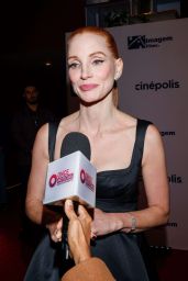 Jessica Chastain Avant-Garde Fendi at Mexico City Premiere