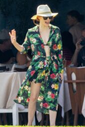 Jessica Chastain Embraces Sardinian Seaside Chic