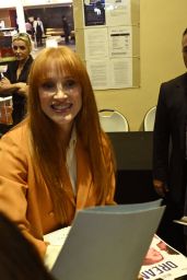 Jessica Chastain unveils playful Fendi resort at Dreams press event
