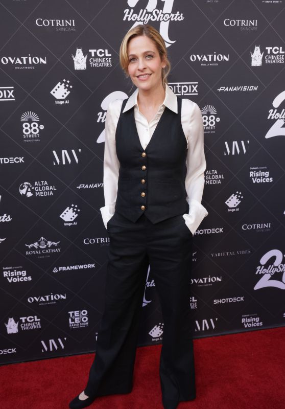 Joanna Leeds attends HollyShorts LA: Waistcoat Whiplash