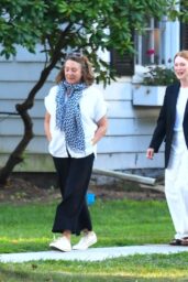 Julianne Moore and Friends Step Out in The Hamptons