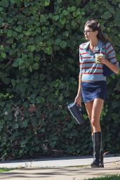 Kaia Gerber - Channels Preppy Polo Chic in L.A.